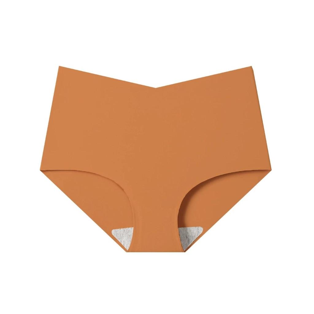 Seamless Women Panties Ice Silk Underwear Sexy Ladies Briefs High-Rise Solid Panty Traceless Female Lingerie Plus Size