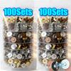 Metal Magnetic Snap Fasteners for Bags, Wallets, Coats & Luggage