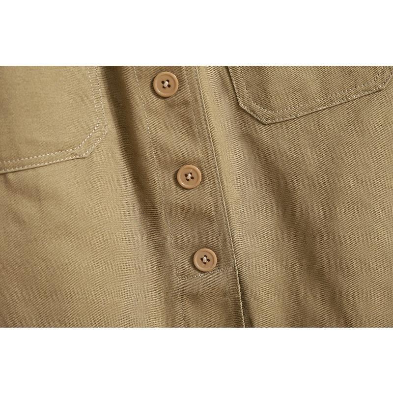 Dimanaf 2025 New Summer Buttons Skirt Women Loose Casual Black Skirt