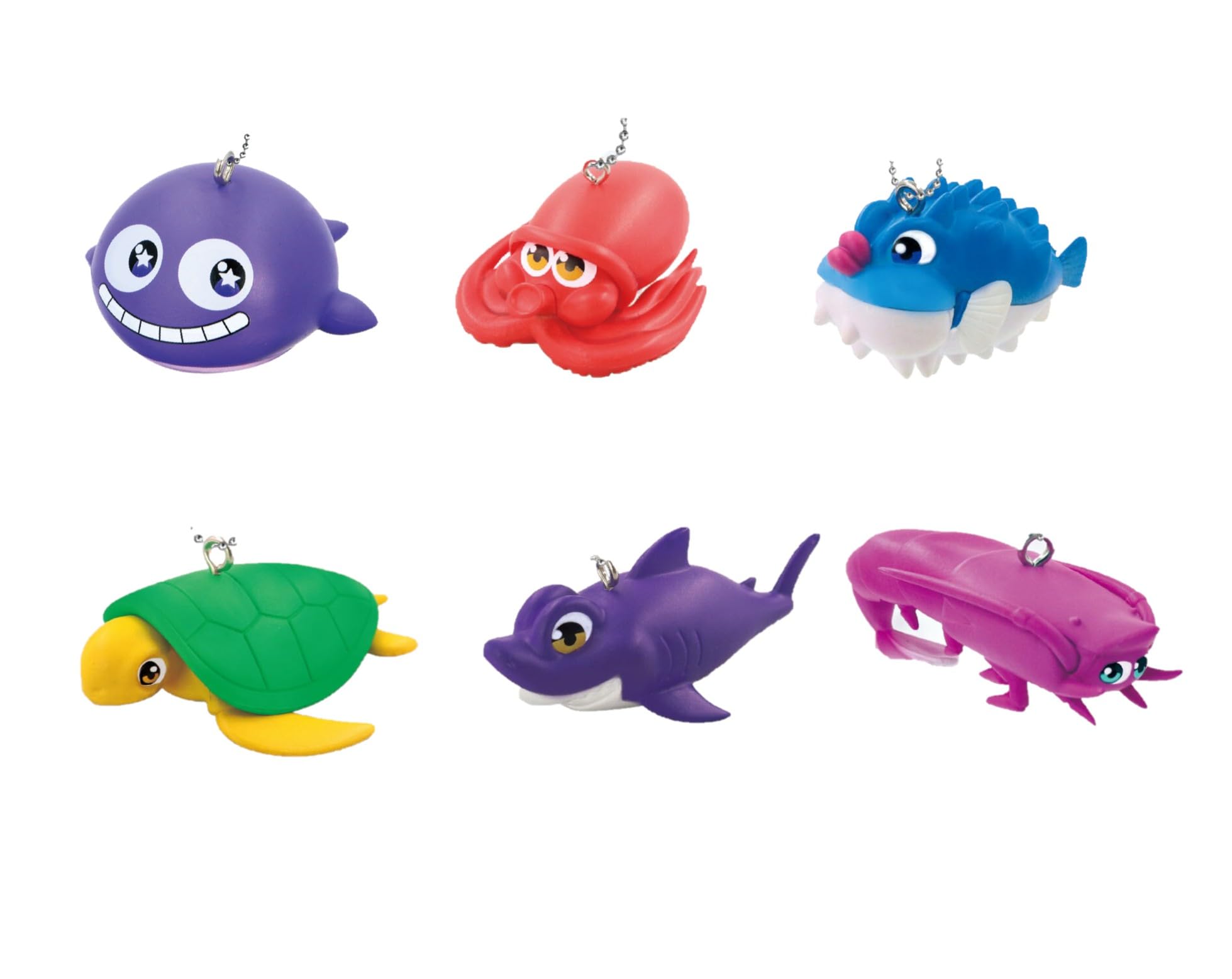 

Umi Monogatari Фигурка Маскот Брелок с шариком набор из 6 видов Гача том 1 [Полный] (полный комплект)]