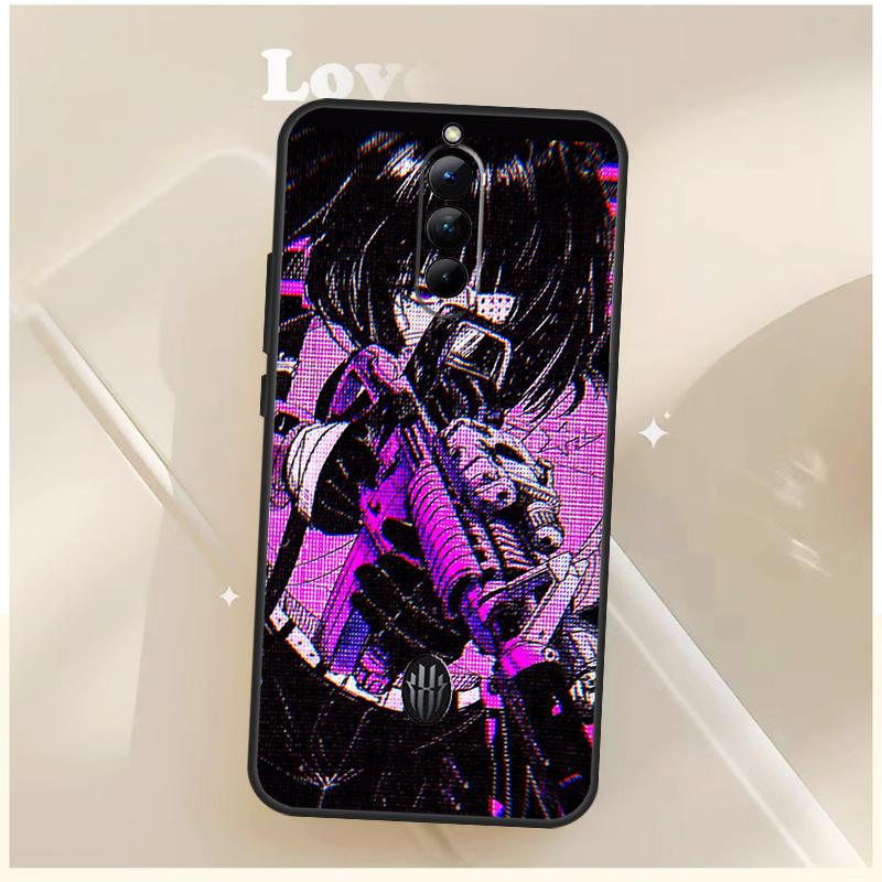 

Anime Vaporwave Glitch Case For ZTE Nubia Red Magic 11 10 10S Pro Plus 8S 9S 8 9 Pro 6S 7S For RedMagic 10 Air Cover Red Magic 7S