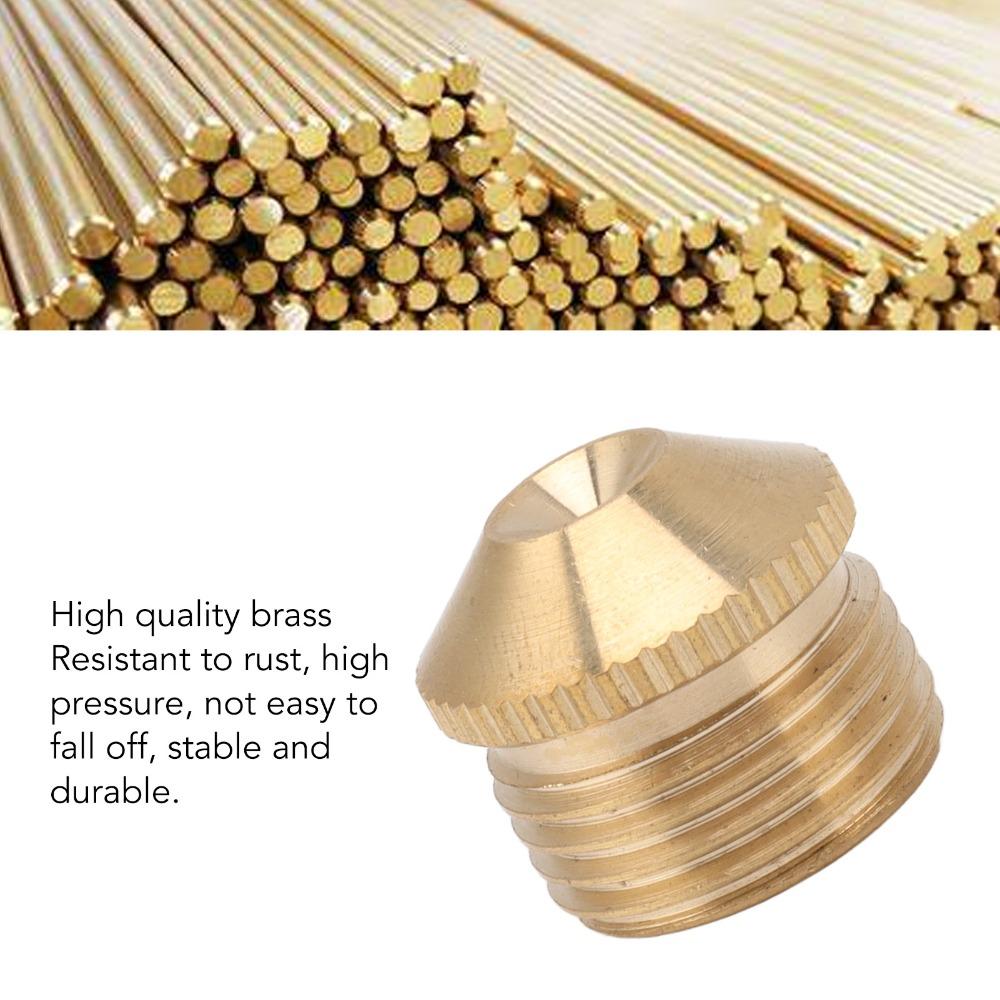 5PCS Fine Mist Misting Nozzles Gold Garden Cooling System Nozzles Fog Nozzles  Dust Reduction Use