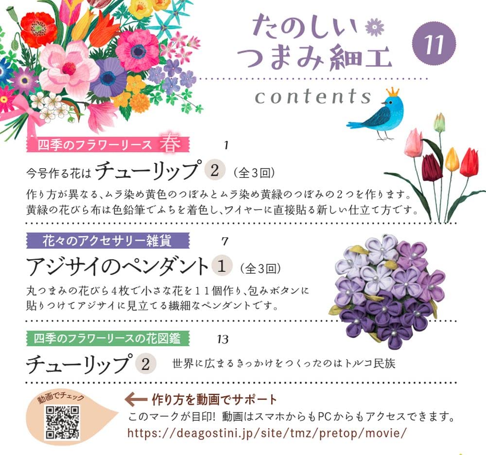 Fun Tsumami Zaiku 11 No. [Encyclopedia] (with kit)