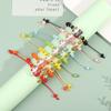 Chinese Style Cute Charm Sweet Cartoon Design Sense Ceramic Fortune Cat Fu Bracelet Originality Wish Men Women Trend String