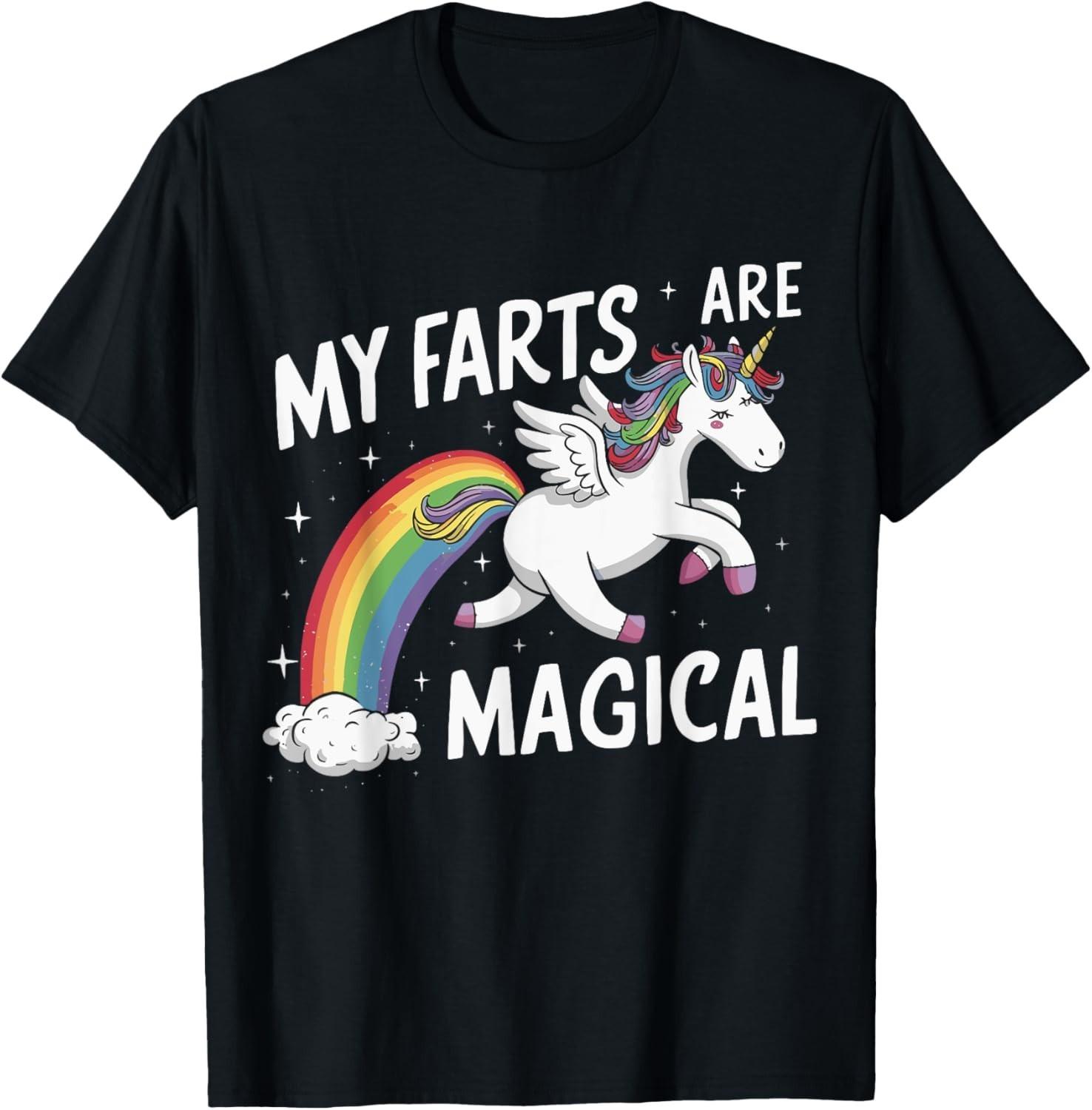 My Farts Are Magical T-Shirt Mens Womens Tees Top unisex T-Shirt Mens Womens Tees Top 4XL