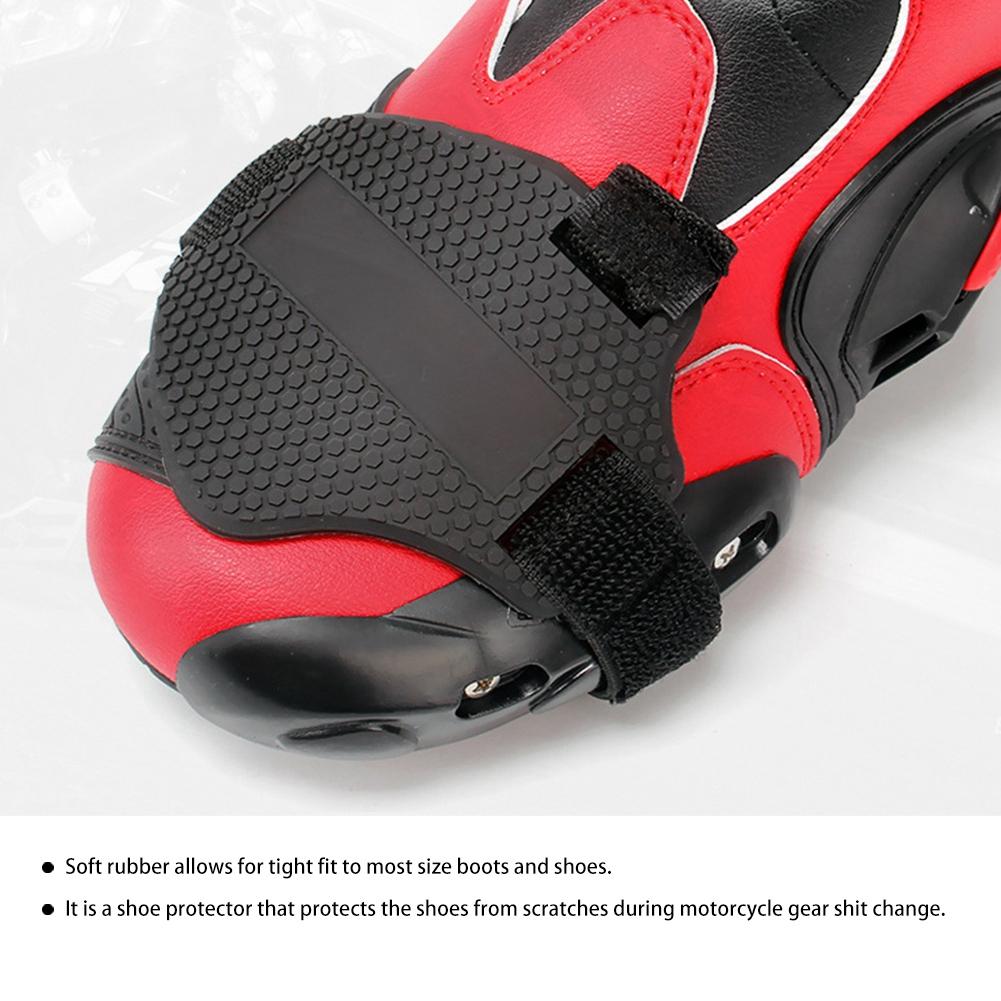 Rubber Motorcycle Shoes Boots Cover Protector Shifter Guards Gear Protection Shift Pad