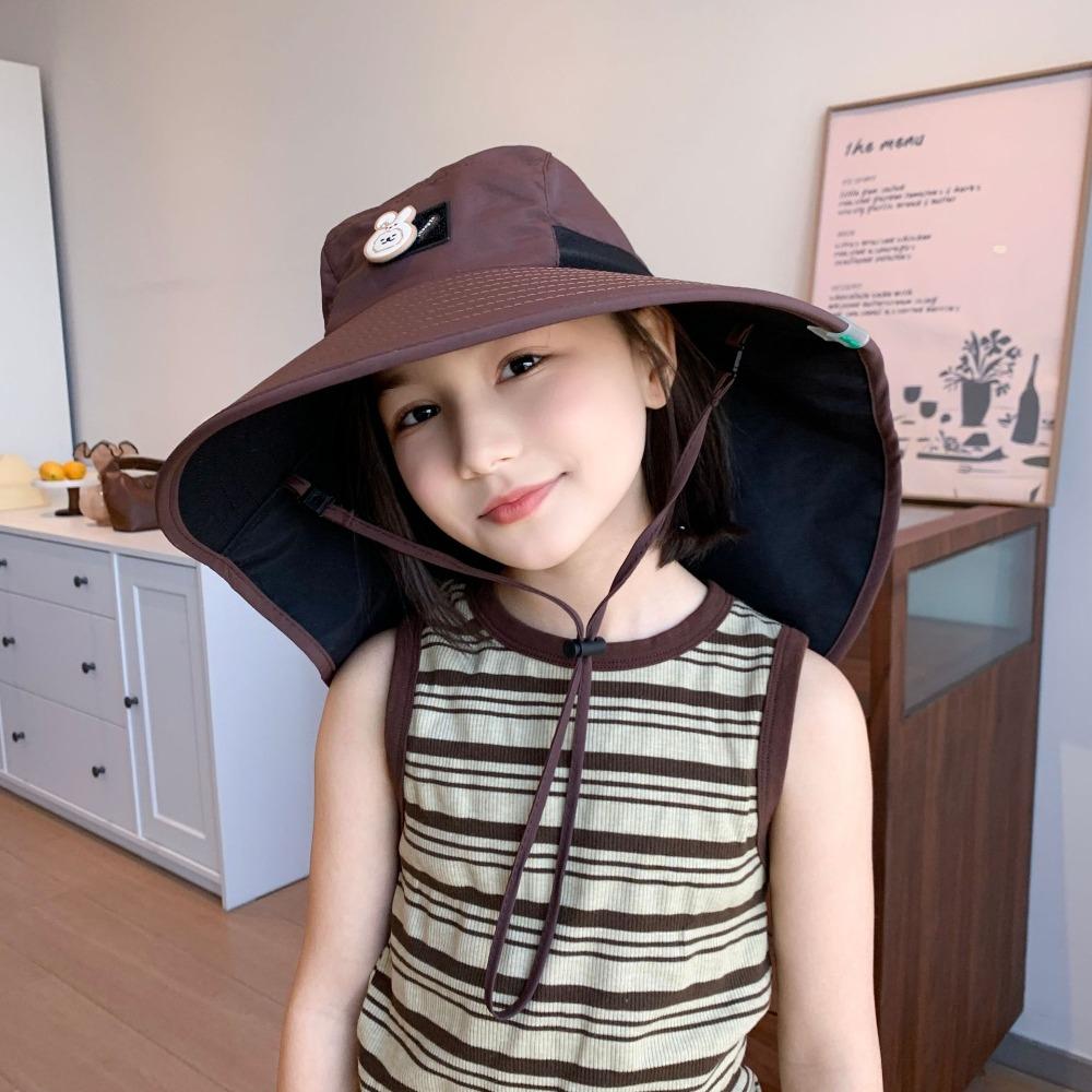 Breathable Children's Sun Hat Sun-Shade Fisherman Hats Camping Mountain Cap  Spring and Summer