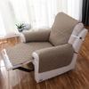Washable Quilted Sofa Cover Removable Recliner Towel Solid Color Couch Slipcover Nordic Armchair Sofa Cover Dog Cat Pet Sofa Mat