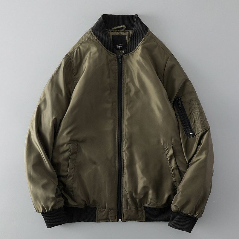 MA1 Lightweight Foreign Trade Original Bomber Jacket Army Green S