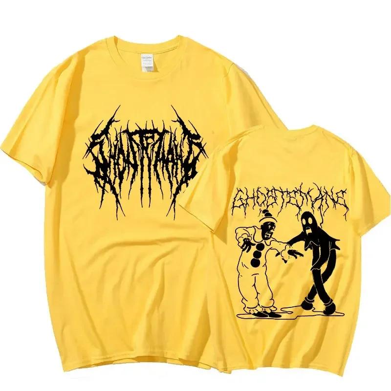 Unisex Unisex Print Tshirt Fashion Hip Hop Metal Gothic Rock T Shirt Loose Streetwear Summer Loose Sport T Shirt Short Sleeve