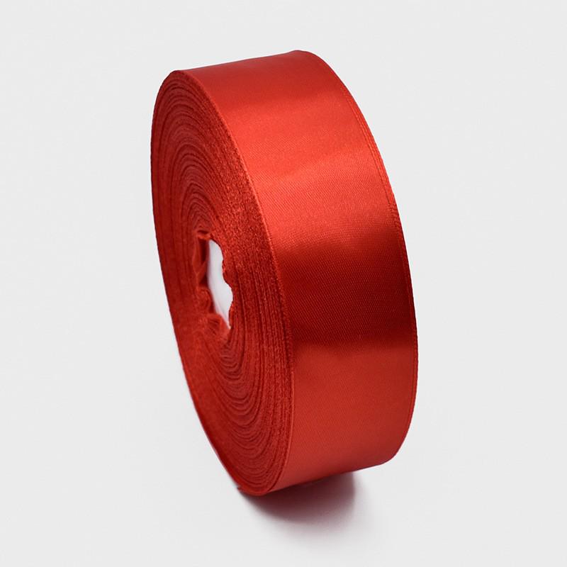 Festive Red Ribbon Set: Streamer, Wedding Decor, Blessing Card & Flower Cake Satin Ribbon