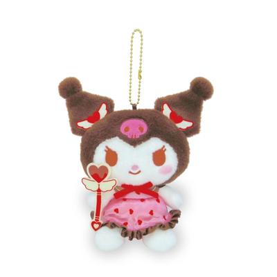 Sanrio Characters Magical Heart Kuromi MC Plush Mascot, Total Length Approximately 17cm
