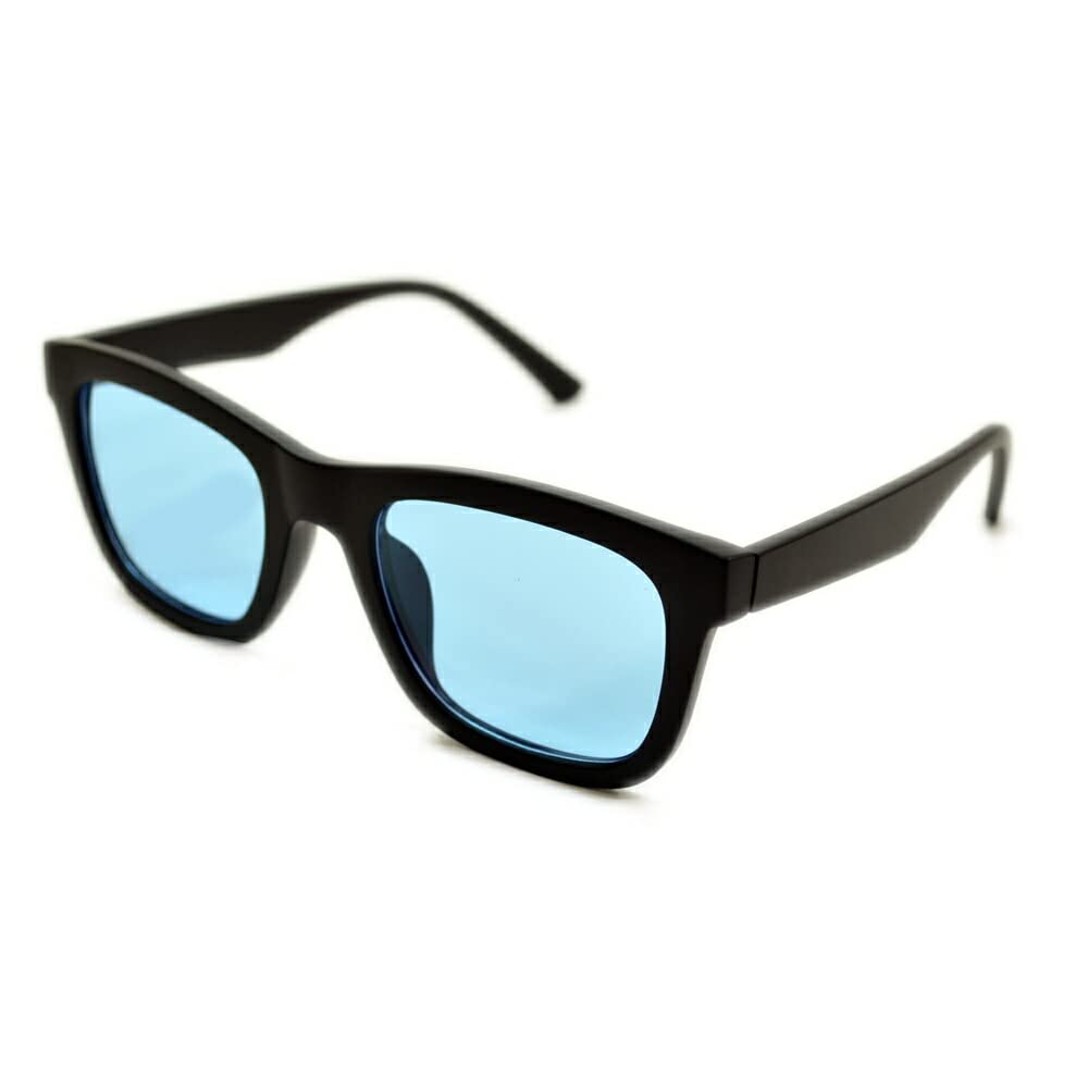 [MERRY PLEASURE] Sunglasses, Fashion Glasses, Wellington Style, Light Colored Lenses, Flat Lenses, Lightly Tinted, Men's & Women's, Asian Fit, UV