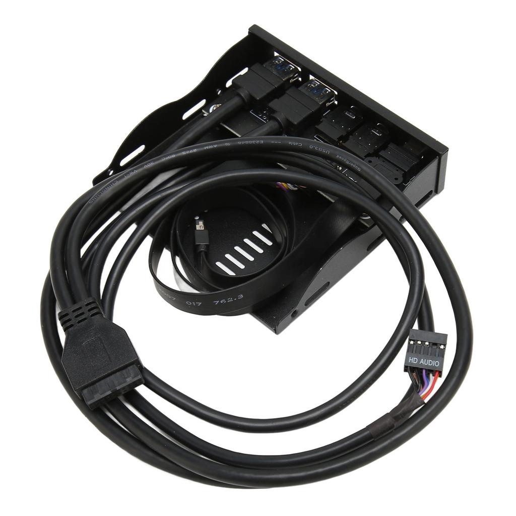 Front Panel USB 3.2 Hub 10Gbps Plug and Play Iron Shell Floppy Disk Reader for Win for Linux