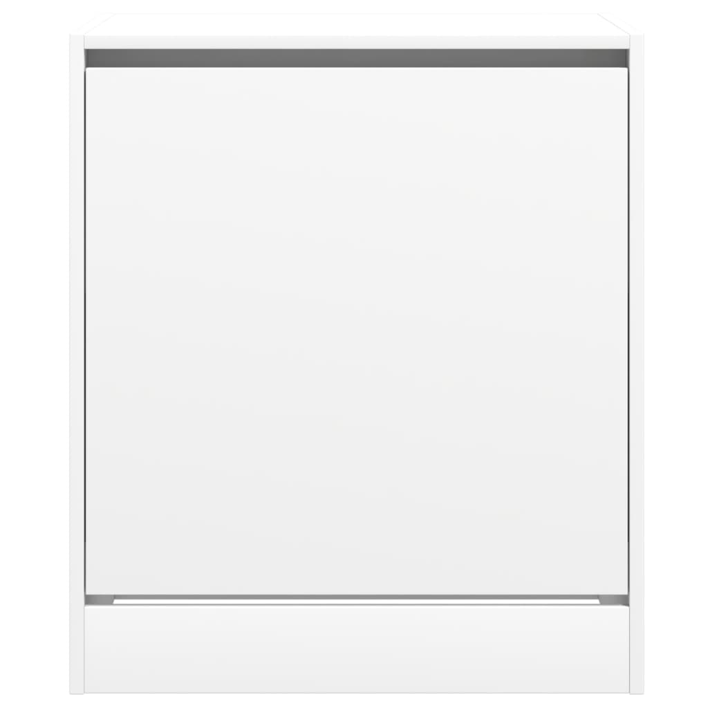Vidaxl Shoe Cabinet, White, 60X42X69 Cm, Wood-Based Material