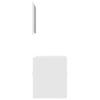 2 Piece Bathroom Furniture Set White Particleboard