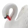 Float Swan Figurine White Statue Adorable Housewarming Gift Patio Lawn Yard Ornament Resin