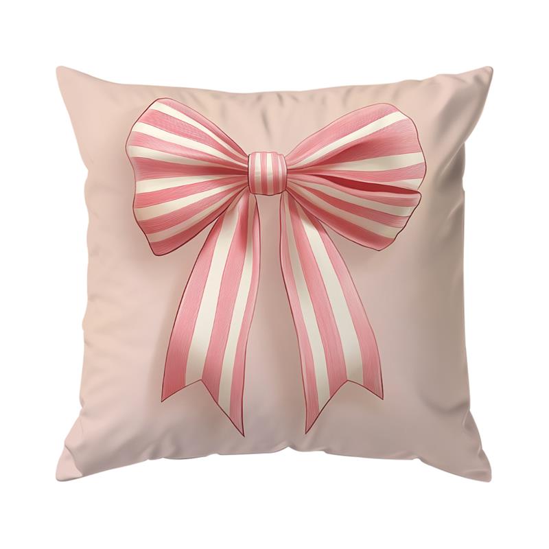 

Pink Cherry Book BowDecorative Pillowcase 18 X 18 Inch Pillow Covers Throw Pillows Cushion Cases For Home Car Sofa 1pcs/4pcs 450*450mm