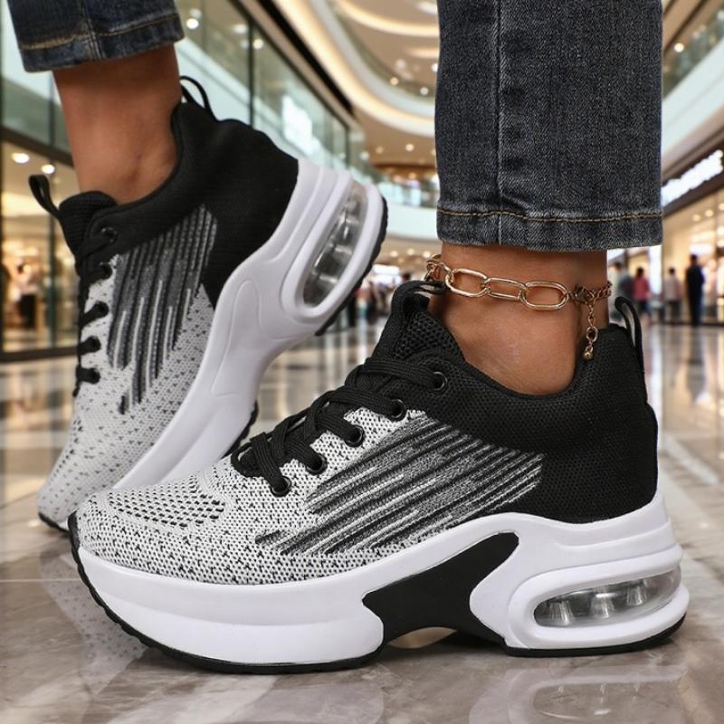 Newly Launched Trendy Womem Sneakers Spring Heels Wedges Height Increasing Vulcanized Shoes Zapatillas Mujer Platform Sneakers