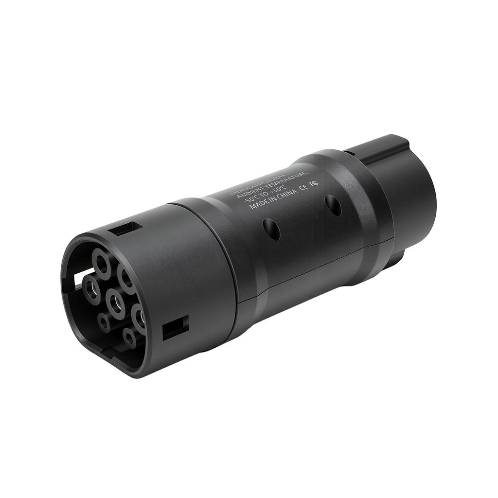 Type 1 to Type 2 Electric Vehicle Charging Adapter 32A J1772