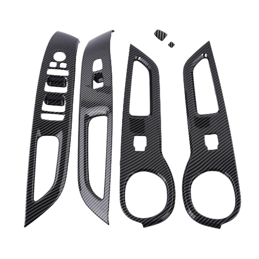 Fashionable ABS Panel Switch Trim Cover  Easy to Install  Scratch Prevention  Suitable for Hyundai Santa Cruz 2022 Set of 6