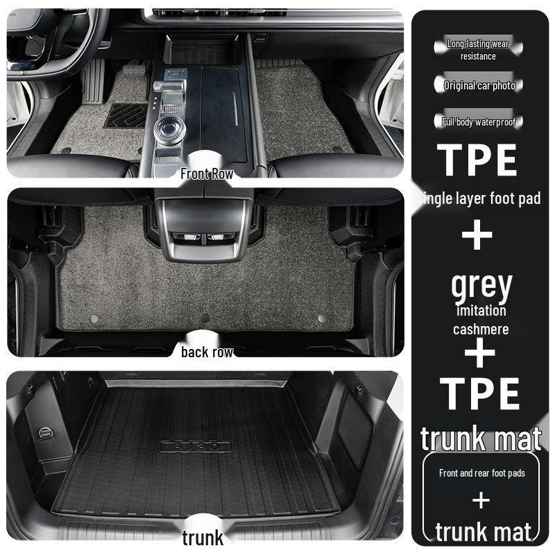 Full Coverage TPE Floor Mats for 2024 Beijing BJ30 - Car Modification & Decorative Accessories