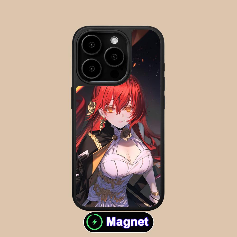 

HSR Himeko Matte Surface Magsafe Mobile Phone Case for iPhone 17 16 15 14 13 12 11 Air Pro Max Plus Colorful Cover iPhone 11