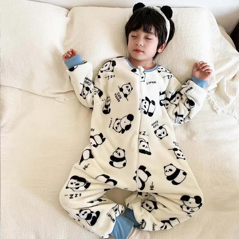 Cartoon Flannel Fleece Children Baby Warm Winter Clothes Toddler Clothing for Girls Boys Kids 1-6T