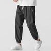 Summer Tied Feet Nine-point Pants Boys Thin Straight Casual Trousers Trendy Brand Loose and Versatile Trousers