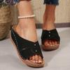 Fashion Shoes Sandals Women Summer Elegant Women Shoe Slip On Ladies Shoes Wedge Women's Sandals Casual Female Slippers Woman Footwear