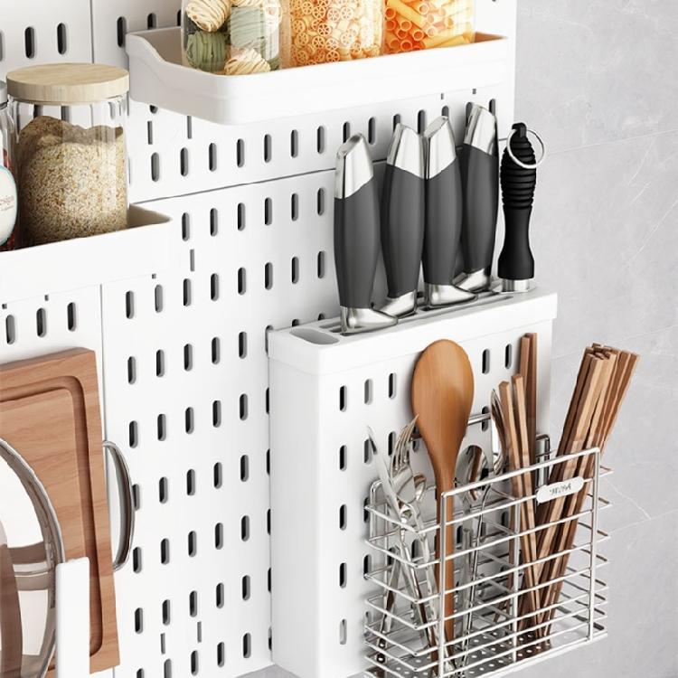 Lightweight High Capacity Pegboard Storage Accessories For Kitchen Bathroom Game Room Organization Tool Free Wall Panels