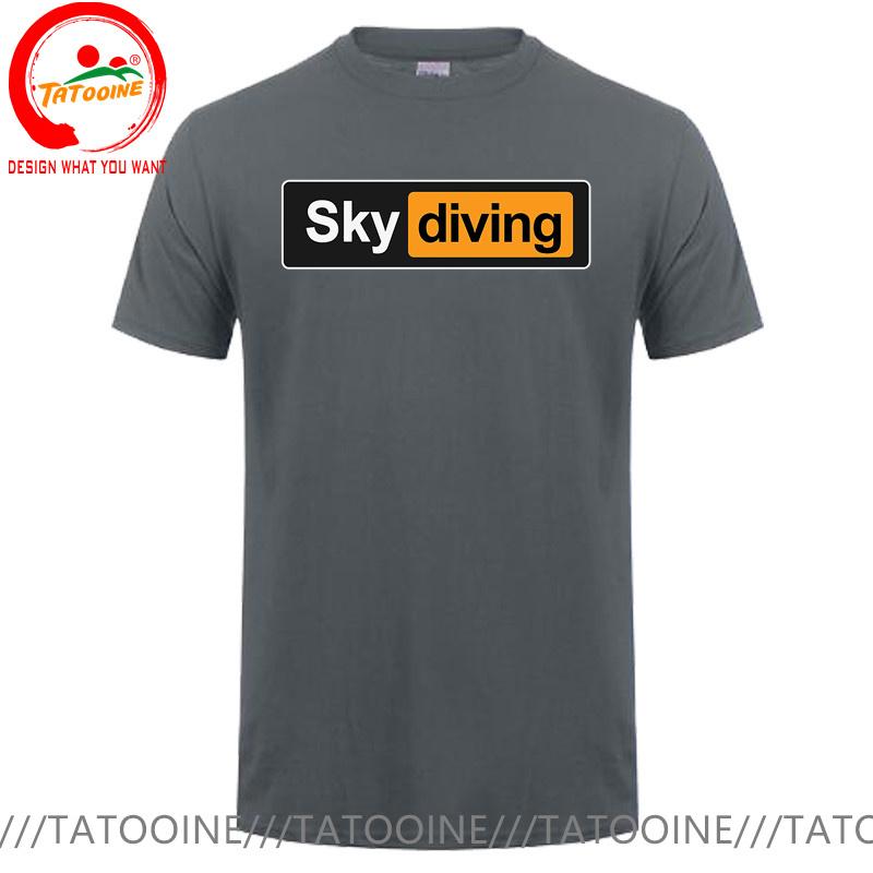 Funny Sky Diving Tshirt Skydiving T Shirt Unisex Sky Diver Diving Tee Shirt Oversized S6xl Tshirt Risky Extreme Sports Clothing