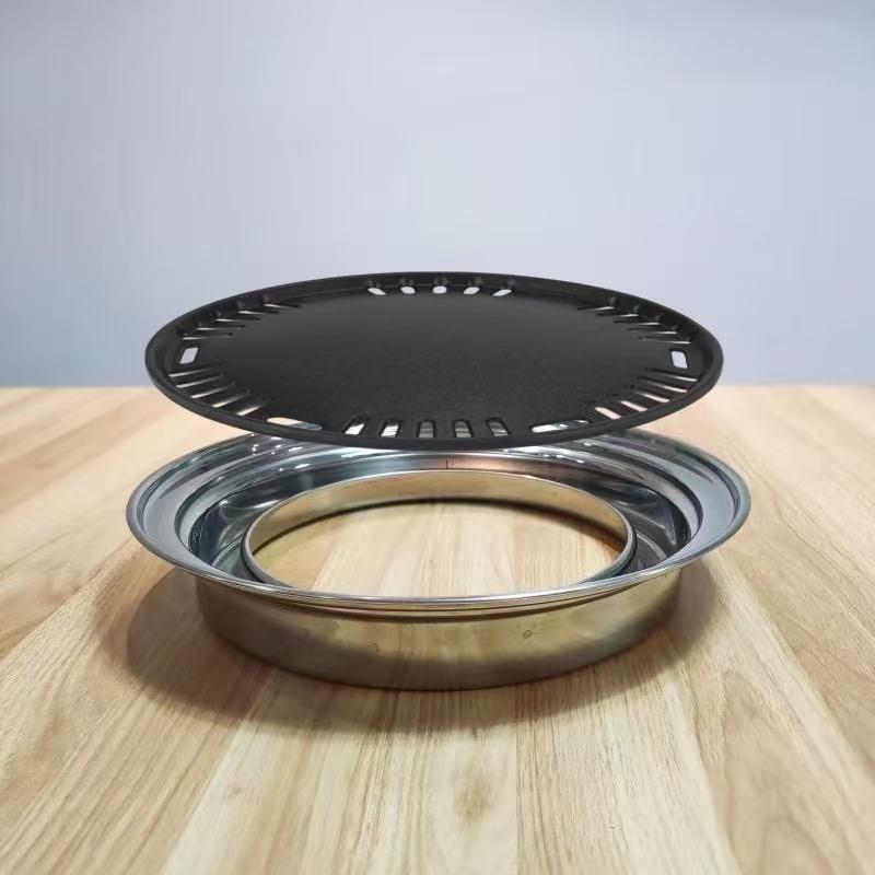 UOSU Commercial Stainless Steel Water-Ring BBQ Grill