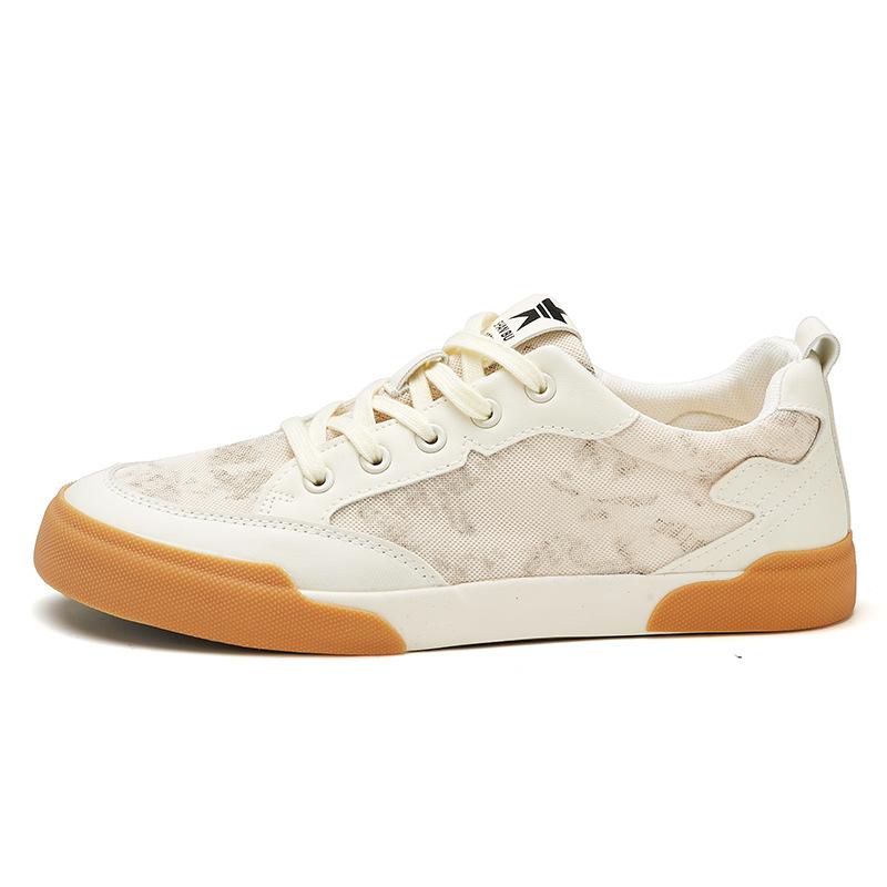 Neue Sommer Herrenschuhe Modisch und Vielseitig und Leicht und Lässig Herren Stoffschuhe Mesh Atmungsaktive Board Schuhe