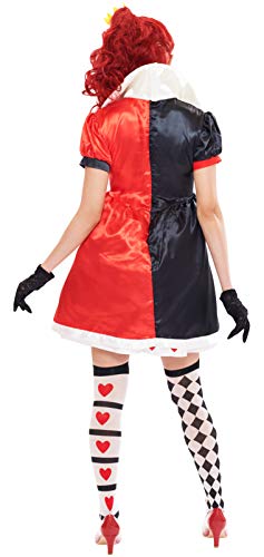 Disney Alice in Wonderland Queen of Hearts Costume for Women, Size 155cm-165cm