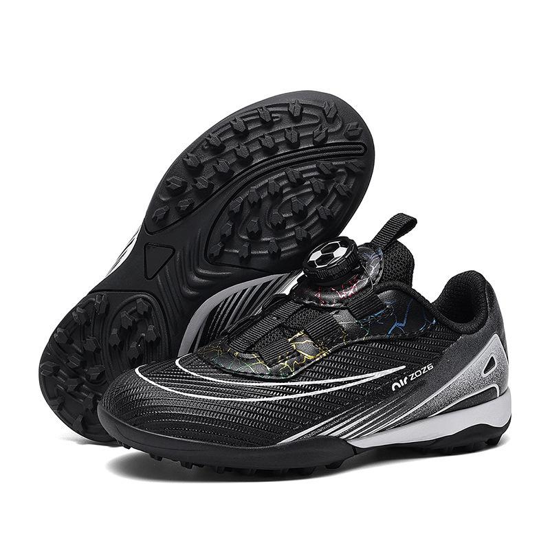 Rotary Buckle Children'S Football Shoes Men And Women Teenagers Broken Nail Indoor Sneakers Student Football Training Sneakers