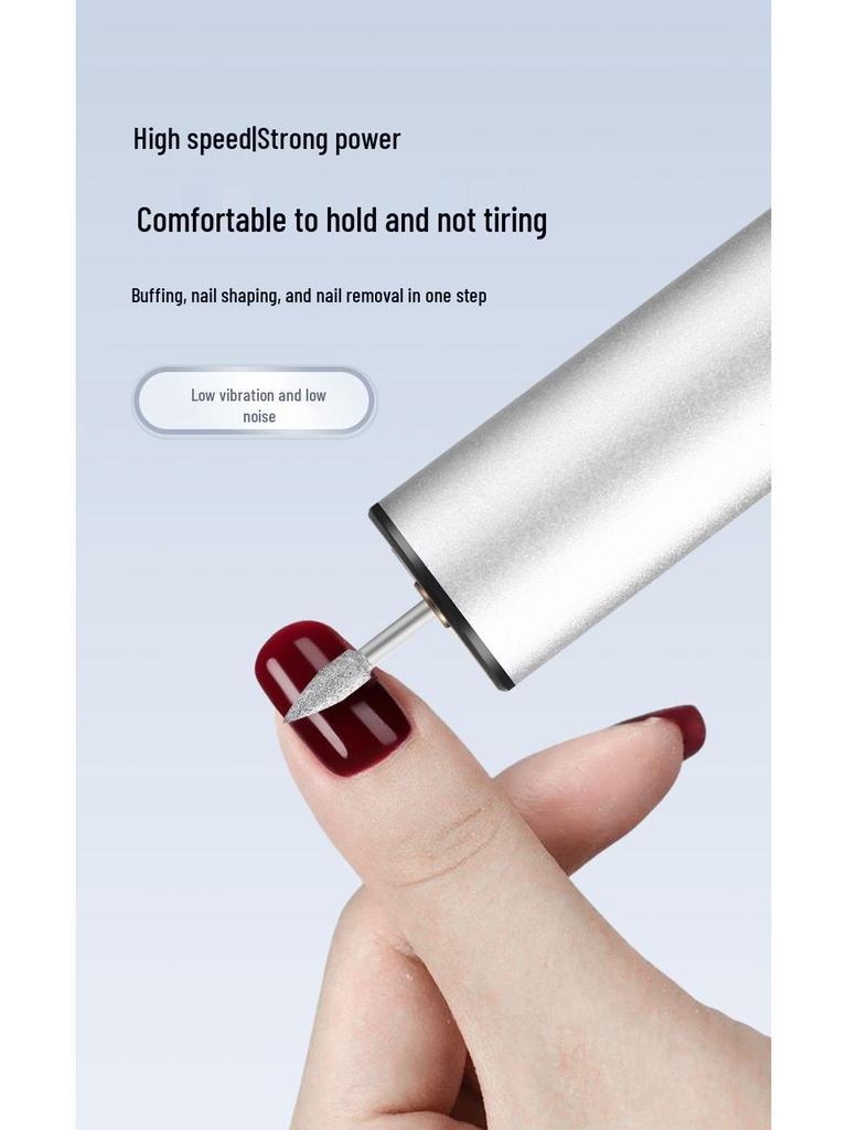 2025 USB Rechargeable Electric Nail Grinder & Engraving Pen with Digital Display and Aluminum Alloy Build
