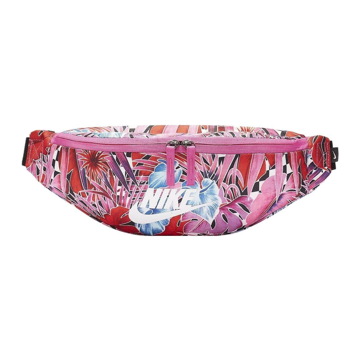 Nike Heritage Graffiti Print Trendy Polyester Crossbody Bag Unisex bags Red BA6371-010 Graffiti Red