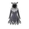 Wolf Costume with Hood Halloween Dress Gray for Cosplay