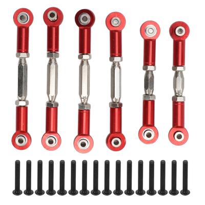 RC Rod Mount Metal Pull Rod Base Mount RC Upgrade Parts for ARRMA Senton for Granite for Big for Rock 1 10 RC Car Red