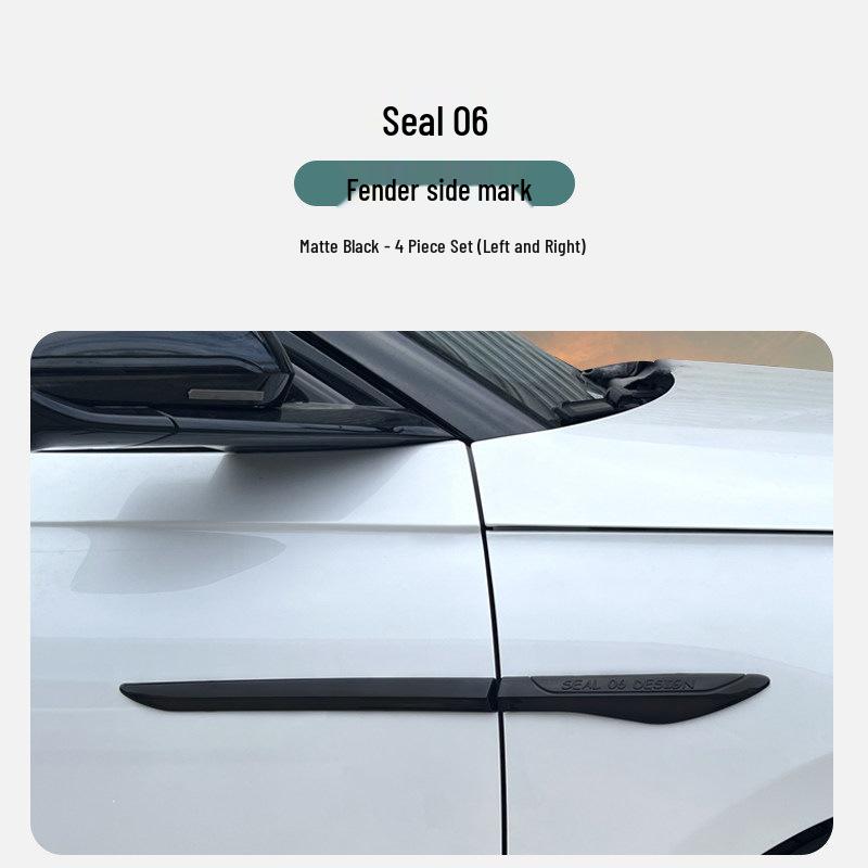 BYD Seal 0 Black Fender Side Emblem Cover