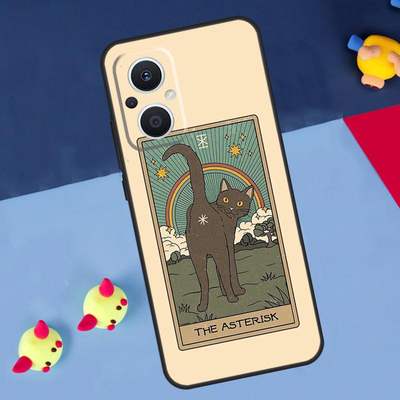 Der Kaiser Tarot Katzenkunst Druck Für OPPO Reno 14F 13F 12F 11F 10 11 12 13 14 Pro 8T 7 8 Lite OPPO Find X6 X5 X8 X9 Pro Hülle
