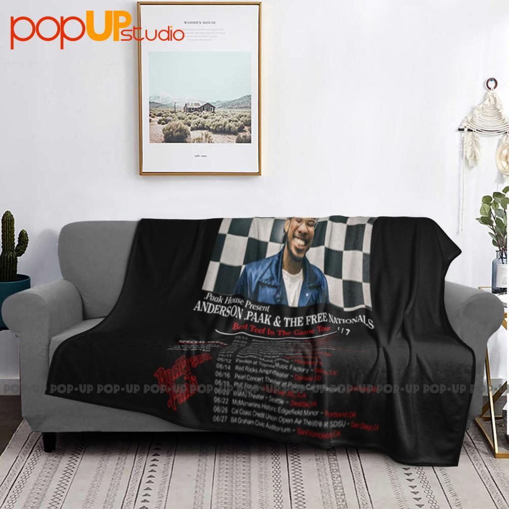Anderson Paak World Tour 2019 Rap Hip Hop Ultra-Soft Blanket Quilt Winter Sofa Cover Bed Covers