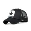 Hip Hop Five-pointed Star King Queen Letter Men Women Baseball Caps Mesh Sport Hats
