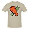Buffalo Chicken Wing Drumstick And Celery Salt Style Tshirt Casual And Loose Full Texture Shirt