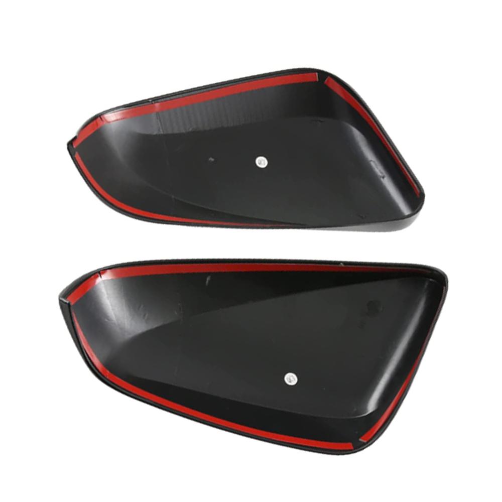 2pcs Side Wing Mirror Cover Caps Rearview Mirror Cover Trim Sticker for Lexus NX 250 350h 450h 2026 ABS Carbon Fiber Black