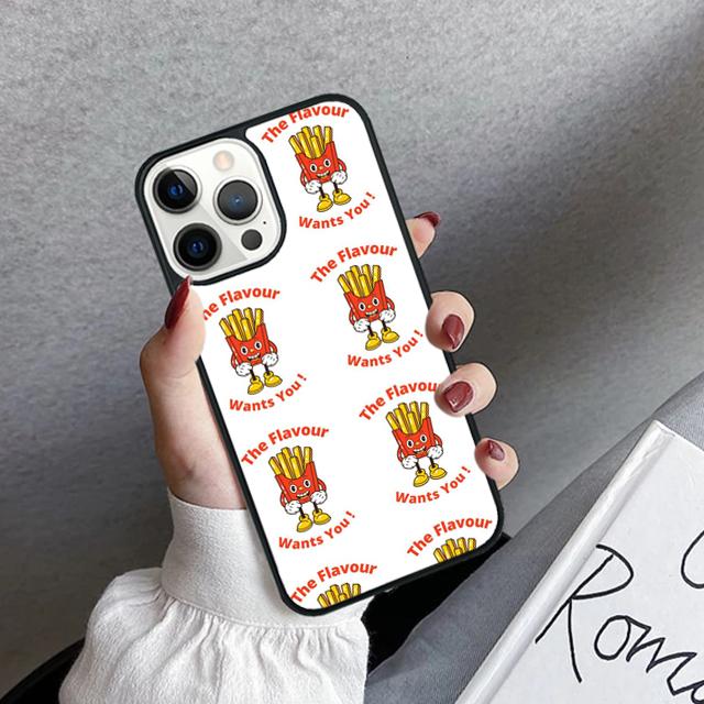 French Fries Burger Pizza Phone Case Cover For iPhone 17 Air 16 15 14 Plus 11 12 13 Pro Max Coque Shell Fundas