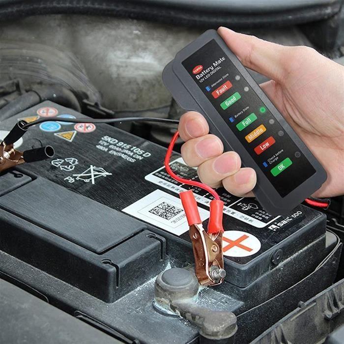 Testeur De Batterie Testeur De Batterie 12V Automobile Batterie Analyseur Vérification De L'alternateur Testeur De Batterie D [514]