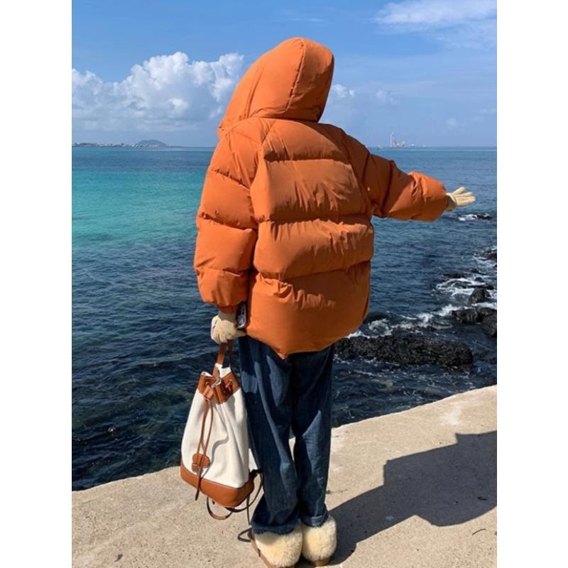 2024 New Winter Korean Version Versatile Down Jacket Padded Jacket Thickened Small Loose Bread Jacket Padded Jacket
