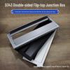 Aluminum Alloy Desktop Cable Management Cover for Computer Desk 86 Socket